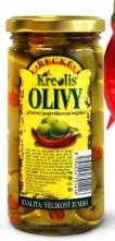 SALENAtéka - pivotéka & vinotéka - Letovice Boskovice Blansko - KREOLIS olivy plněné paprikovou náplní 260ml