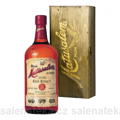 SALENAtéka - pivotéka & vinotéka - Letovice Boskovice Blansko - rum MATUSALEM Gran Reserva 15a 40% 0,7l dřevěná krabička