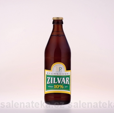 SALENAtéka - pivotéka & vinotéka - Letovice Boskovice Blansko - RYCHNOVSKÝ Zilvar výčepní pivo 10° 0,75l