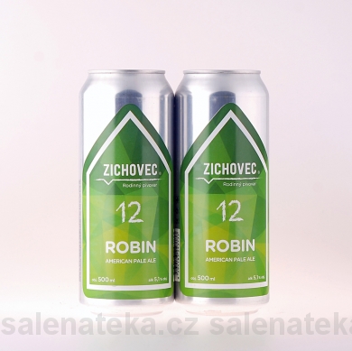 SALENAtéka - pivotéka & vinotéka - Letovice Boskovice Blansko - ZICHOVEC Robin Ale 12° 5,1% 0,5l plech