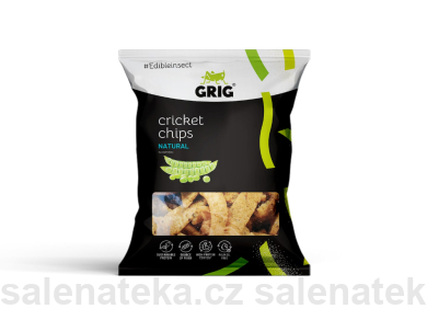 SALENAtéka - pivotéka & vinotéka - Letovice Boskovice Blansko - GRIG cvrčci chipsy natural 70g