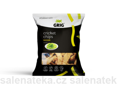 SALENAtéka - pivotéka & vinotéka - Letovice Boskovice Blansko - GRIG cvrčci chipsy wasabi 70g