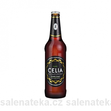 SALENAtéka - pivotéka & vinotéka - Letovice Boskovice Blansko - ŽATEC pivo Celia Dark tmavé bezlepkové 13° 0,5l