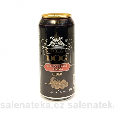 SALENAtéka - pivotéka & vinotéka - Letovice Boskovice Blansko - cider Royal Dog černý rybíz 4,5% 0,44l plech
